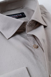 Beige Men's Dress Shirt